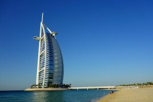 Burj Al Arab. One of the finest hotels in the world.